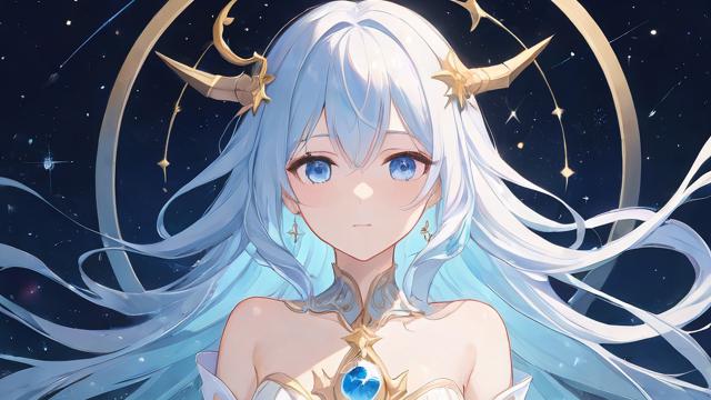 十二星座图片动漫少女