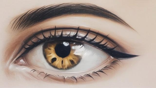 十二星座手绘眼睛图片，你能找到你的星座特征吗？