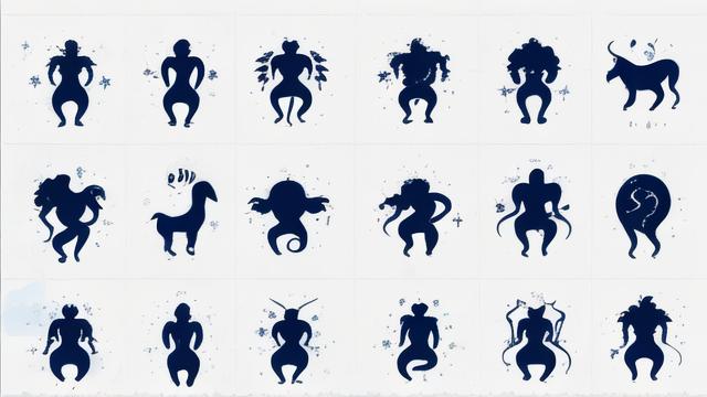 12星座手绘