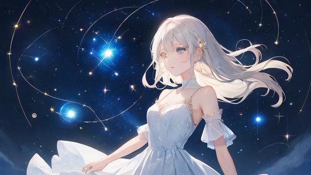 星座少女图片