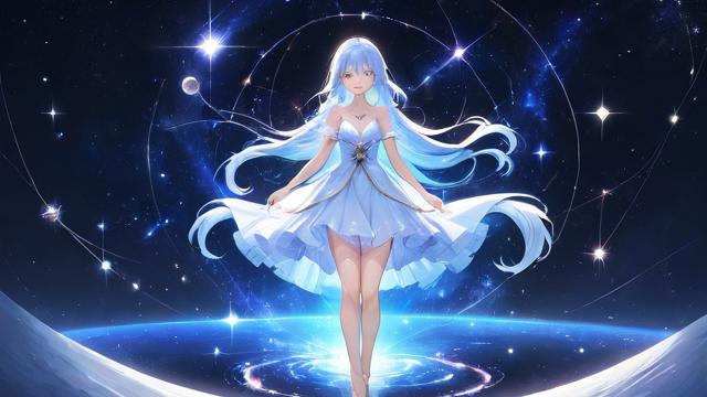 星座少女图片