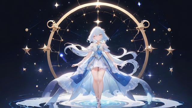 十二星座动漫绘画
