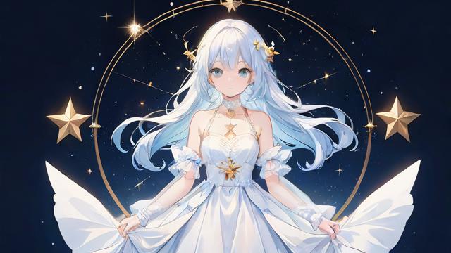 十二星座少女卡通图片，你能找到自己的星座代表吗？