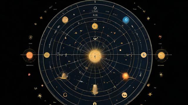十二星座圆盘图