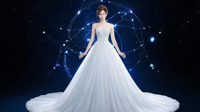 十二星座礼服图片带字