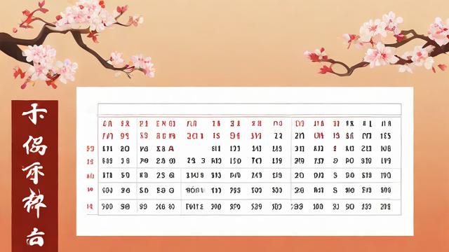 农历3月的日历表