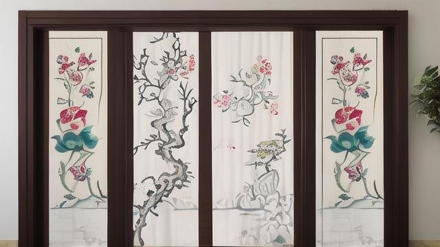 客厅风水门帘