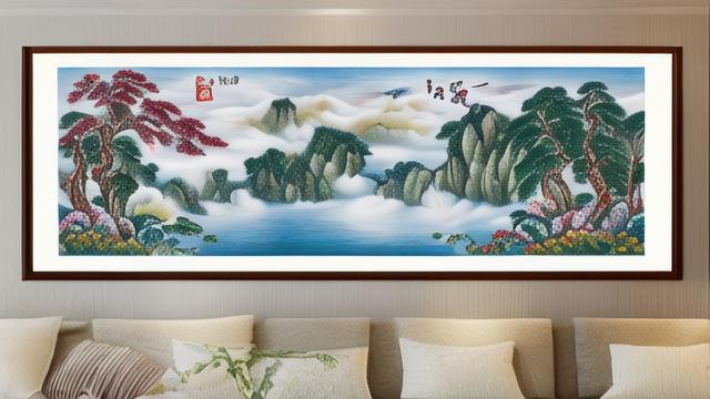 客厅风水十字绣，如何通过传统手工艺提升家居运势？