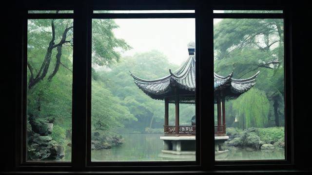 窗外正对亭子，这样的风水布局有何讲究？
