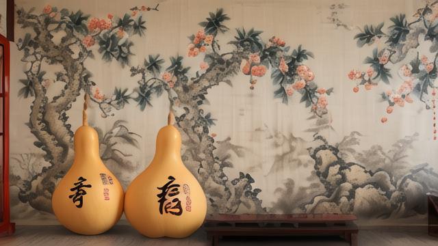 葫芦壁画风水