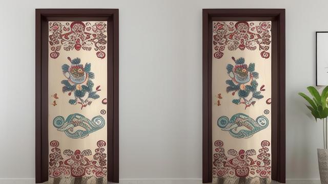 卧室门风水门帘