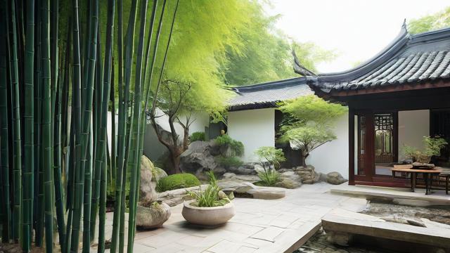 庭院风水紫竹位置
