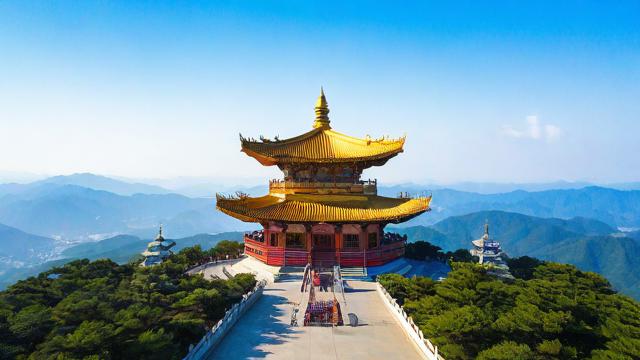 风水宝顶华盖山图片