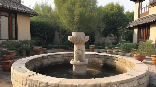 如何根据风水原则确定院子里水井的最佳位置？