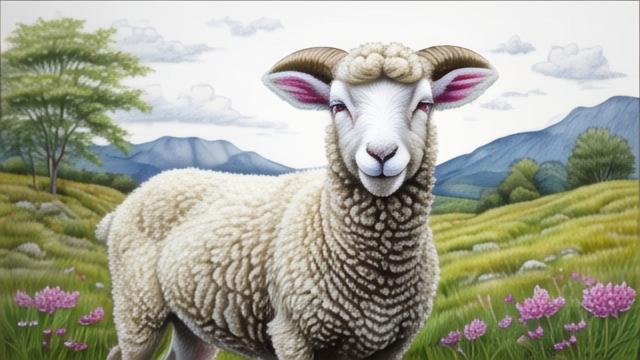 如何为羊属相涂色增添独特创意与个性？