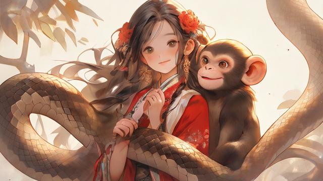 属相猴女与属相蛇男，他们的爱情和婚姻会如何发展？