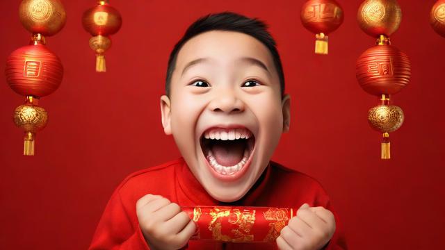 过年蹦牙运气