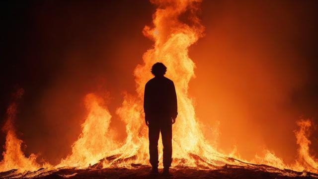 梦到人火烧