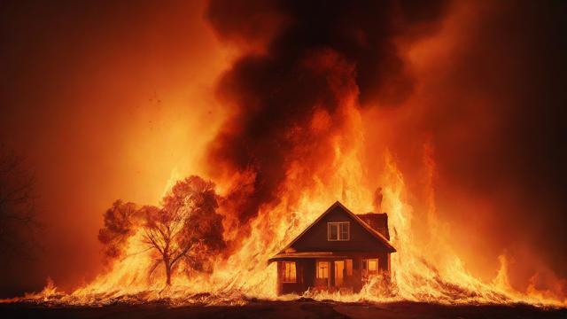 梦到房子着火了