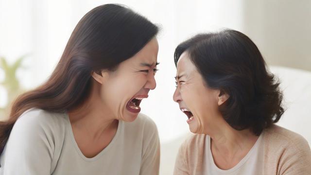 梦到和妈妈吵架哭了