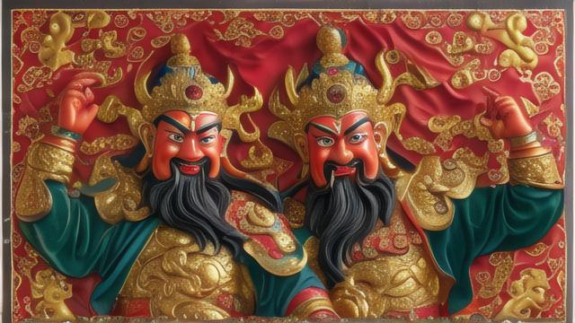 梦到门神