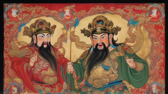 梦到门神