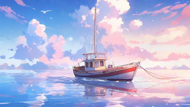梦到船水