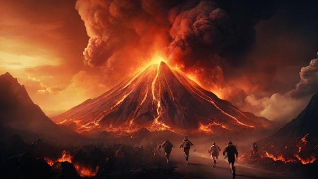 文艺风，梦遇火山爆发，成功逃脱后内心可有波澜？，梦中火山爆发惊险逃亡，醒来心境如何？，直白风，梦到火山爆发成功跑掉，此梦有何寓意？，梦里火山爆发逃跑成功，身体会留记忆？