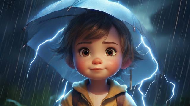 生娃前下大雨闪电，该给宝宝取什么名字呢？